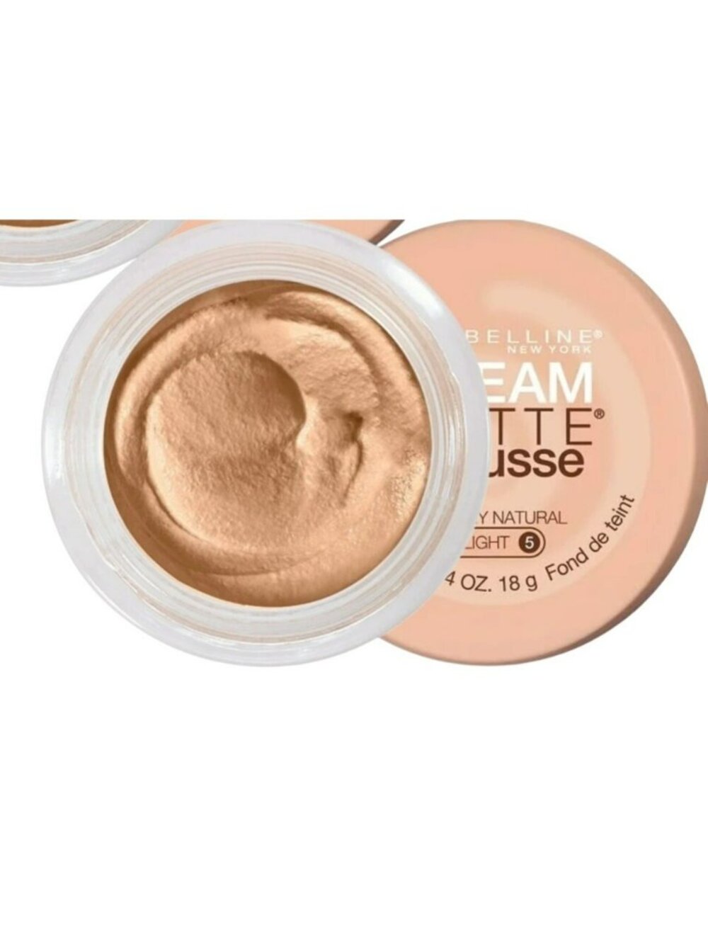 Maybelline New York Dream Matte Mousse Foundation Creamy Natural Light 5 0.64 Oz